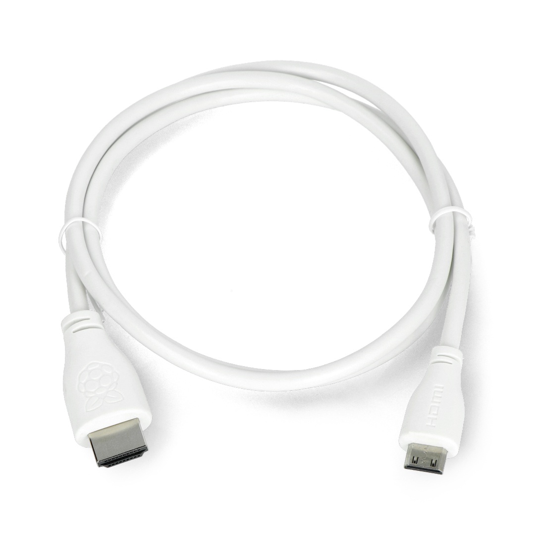 Przewód miniHDMI - HDMI oryginalny dla Raspberry Pi Zero - 1m